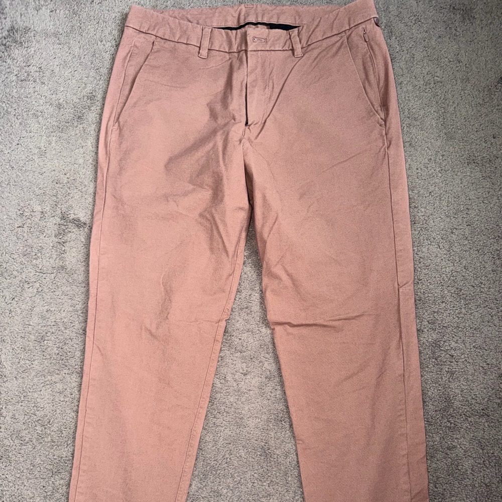Lululemon Men's Dusty Red ABC Chino Pants